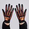 Winddichte Skelettkralenhandschuhe Cosplay-Requisite Skelett Goth Fäustlinge Süße Halloween-Handschuhe Festival