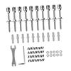10 Pieces Trellis Crosshead Hubs Climbing Plants Kit Stainless Supports Expansion Anchors