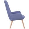 Relax Armchair In Denim Blue Fabric