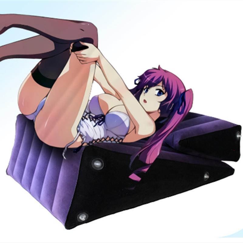 Pillow Triangle Sofa Bed Air Cushion Sex Bedding Couple Posture Sex Toy