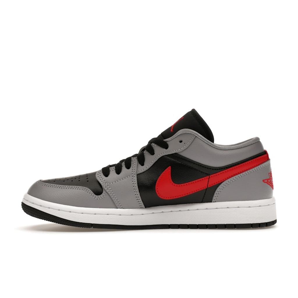 Air Jordan 1 Low Cement Fire Red Women Sneakers Grey Cement-Grey Black FZ4183-002