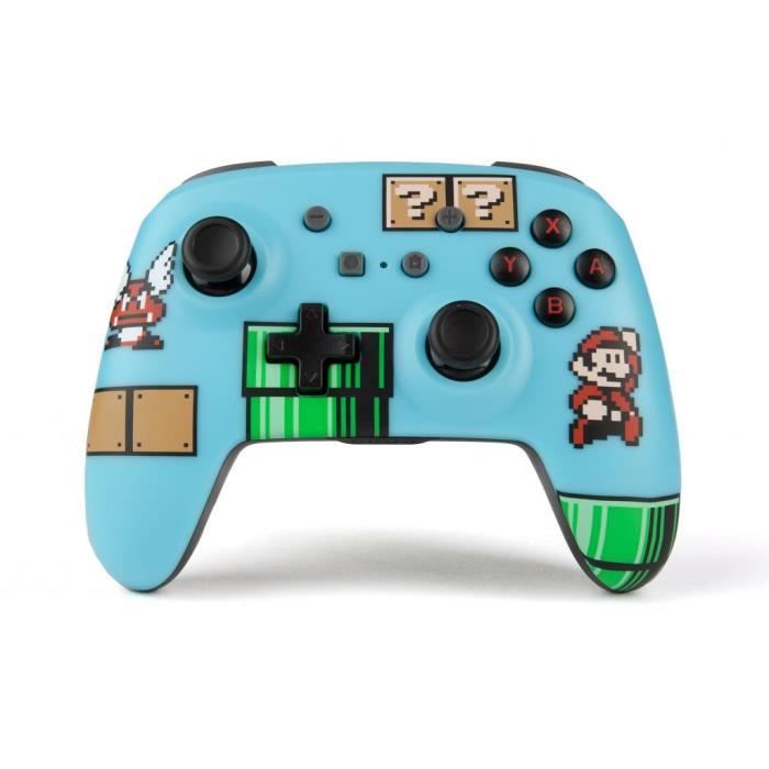 Manette de jeu - POWER A - Super Mario Bros 3 - Sans fil - Multicolore - Nintendo Switch