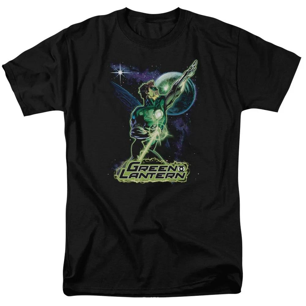 Comics Justice League Green Lantern Hall Black TShirt S