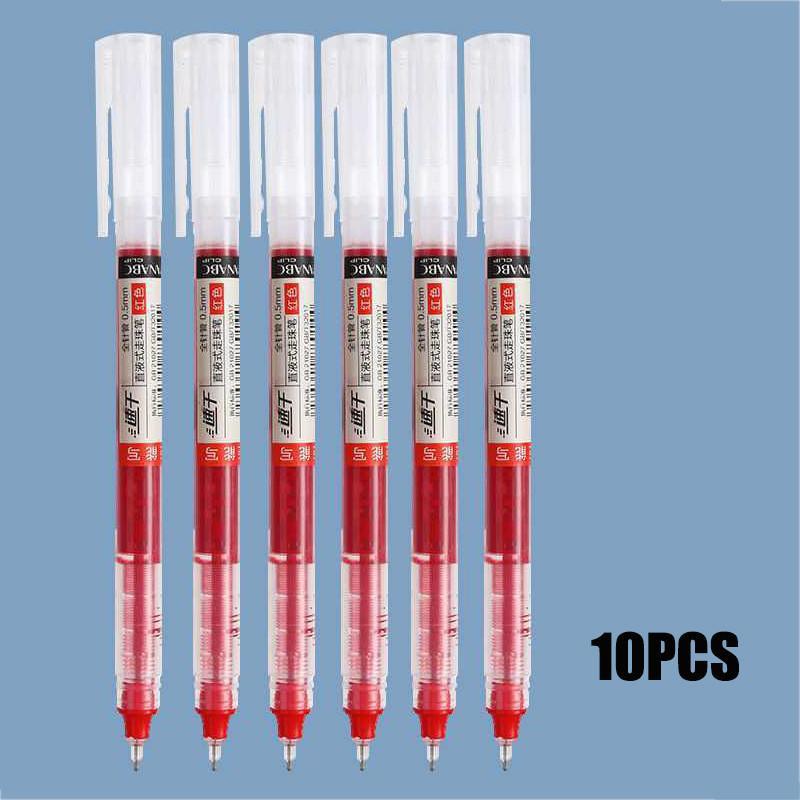 

Швидковисихаюча пряма рідка повна голкова трубка 0,5 Carbon Water Pen Шкільне канцелярське письмове приладдя Студентські канцтовари Шкільне приладдя