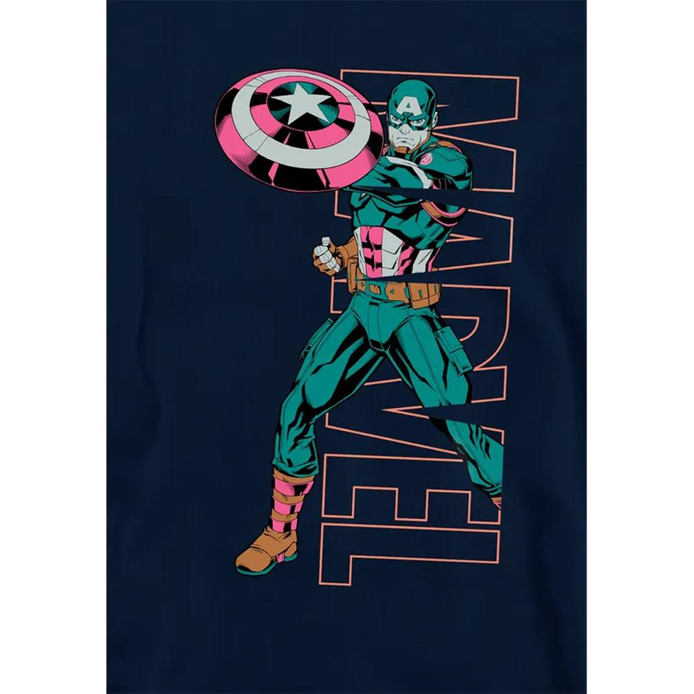 Captain America Childrens/Kids Emerge Pull Over Hoodie