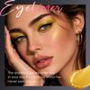 Julystar 8pcs 2-in-1 Dual-Ended Liquid Eyeliner Eyeshadow Stick, Waterproof Metallic Shimmer Liquid Eye Shadow Pen, Long Lasting Black Eye Liner
