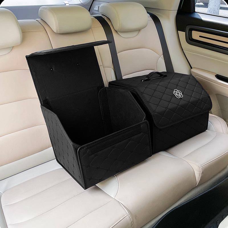 Leather Folding Multi-Functional Car Trunk Organizer Box