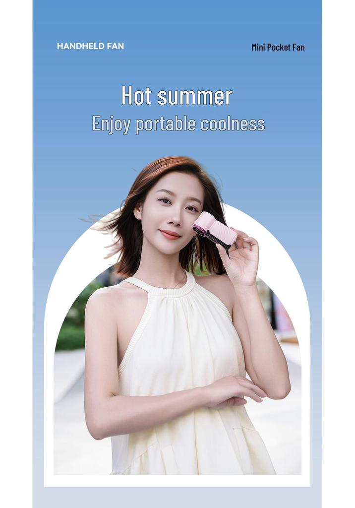 High-Speed Compact USB Mini Fan with Long-Lasting Battery