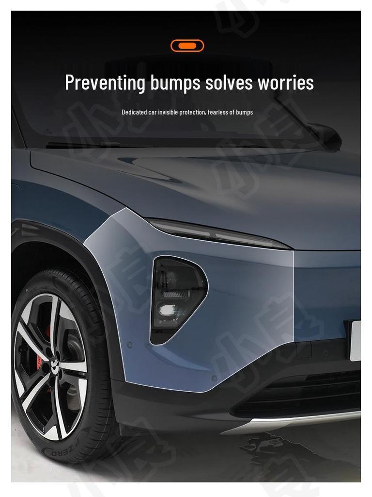 NIO ES8 Vorgeschnittene TPU Transparente Unsichtbare Schutzfolie für Stoßfänger vorne und hinten