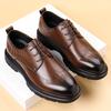 Büro Business Formelle Kleidung Geschnitzt Mode Herren Anzugschuhe Neue Designer Hochzeitschuhe Männlich Frühling Herbst Rindsleder Schuh Mann