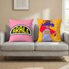 K-Kawaii Dr. Slump ANIME Cushion Cover Multi-Scene Pillow Cover for Home & Car - Reversible, Soft & Durable for Daily Use