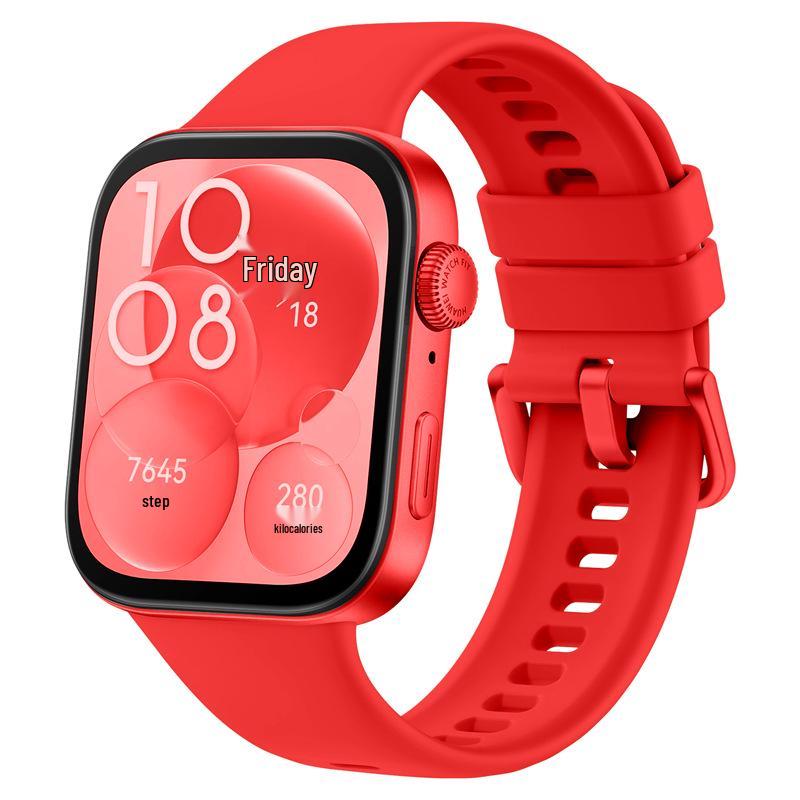 Kompatibel mit der Huawei Fit4 Uhr, mikrotexturiertes Silikonarmband, gleicher Stil wie das originale HUAWEI FIT3 Armband.