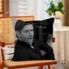 JJensen Ackles DDean Winchester Throw Pillow Case For 45x45cm55x55cm30x30cm For Home Bedroom Decoration And Protector