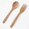 Nagao Sao Wood Spoon and Fork Wooden Set, Small,