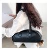 Modische Baguette-Umhängetasche - Strukturierte PU-Achseltasche Retro-Minimalistisches Design für Damen Einzigartiges Alltagsaccessoire