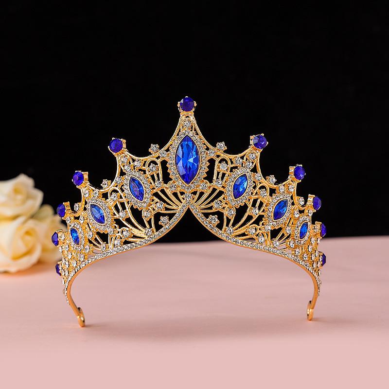 Children's Rhinestone Princess Crown Hairband - Bridal Headpiece & Korean-Style Headwear for Girls