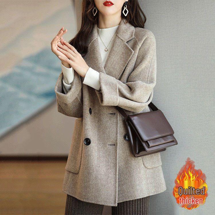 Korean Style Woolen Coat for Women - 2025 Winter Fashion, Loose and Slimming, Chic and Versatile Outerwear