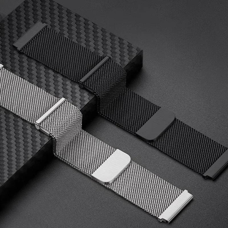 Milanese Loop Strap For Huawei Watch GT6 GT5 GT4 46mm Metal Magnetic Bracelet For Huawei GT6 GT5 GT4 41mm Men Women Watch Band