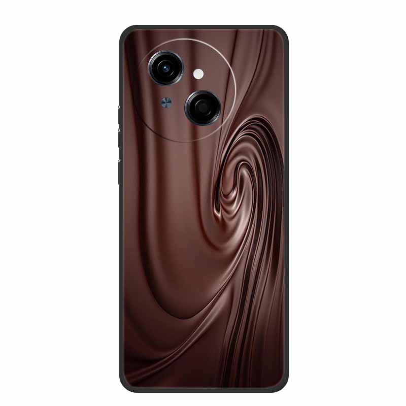 For Tecno Spark 40C Phone Case 6.67" Fashion Photos Black Silicone Soft TPU Case For Tecno Spark 40C Back Cover Cases 40 C Coque