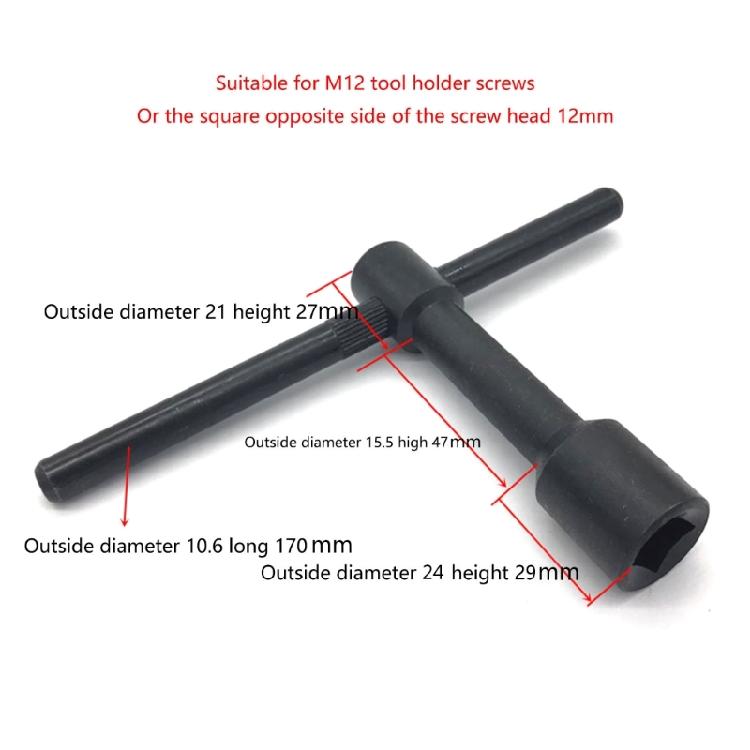 Steel Screw Bolt Wrench for Engraving Milling Machine Inner Square Spanner Tool