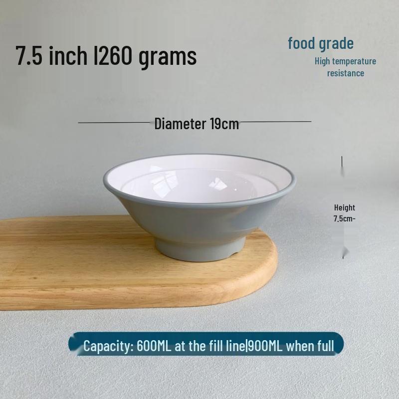 Melamine High-Foot Noodle Bowl