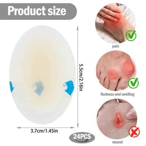 24-Pack Foot Protection Pads for Preventing Eversion, Inversion, and Blisters, Waterproof Shoe Pads for Protecting the Soles of Your Feet, Shoe Pads,