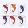 Enamel Carp Brooch for Women Unisex Animal Lapel Pins Party Friend Accessories Gifts