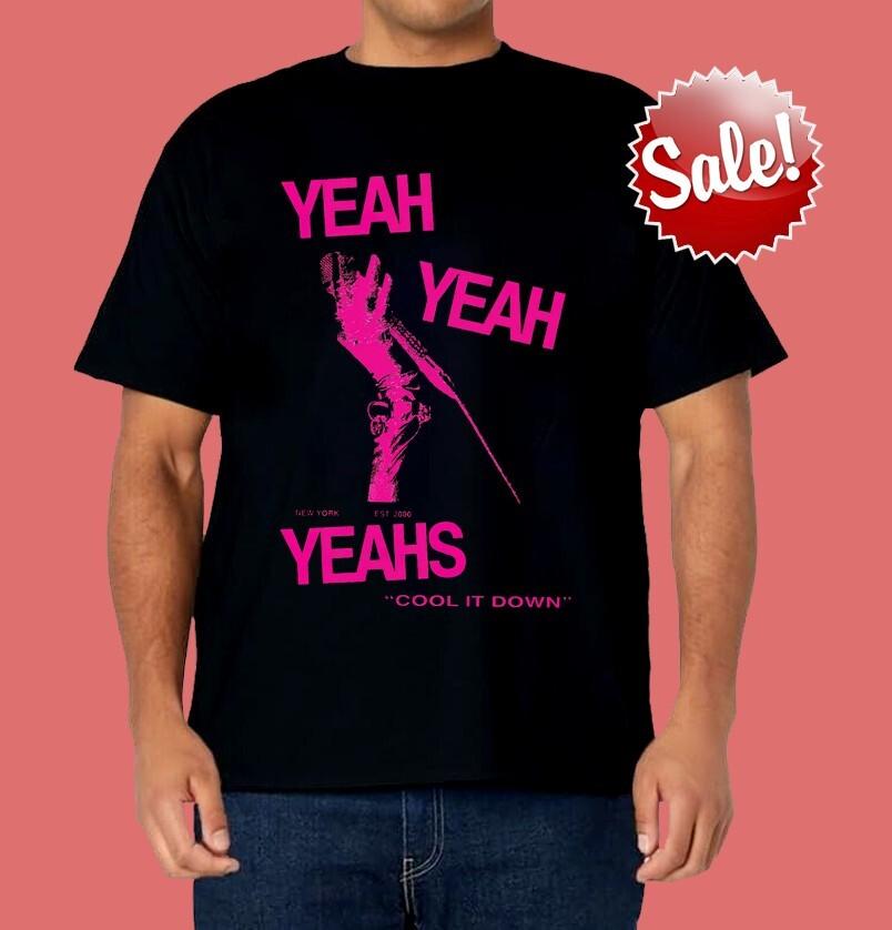 YEAH YEAH YEAHS Men T-Shirt Short Sleeve Cotton All Size S-4XL XL