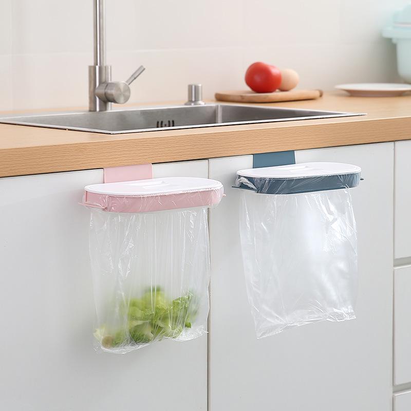 

Wall-Mounted Kitchen Trash Bag Holder: Simple Household Storage Rack