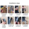 Heavy Duty Zinc Buffers Mechanism Hydraulic Support Rod For Cabinet Door Noise reductions Technology Upgrades Tool