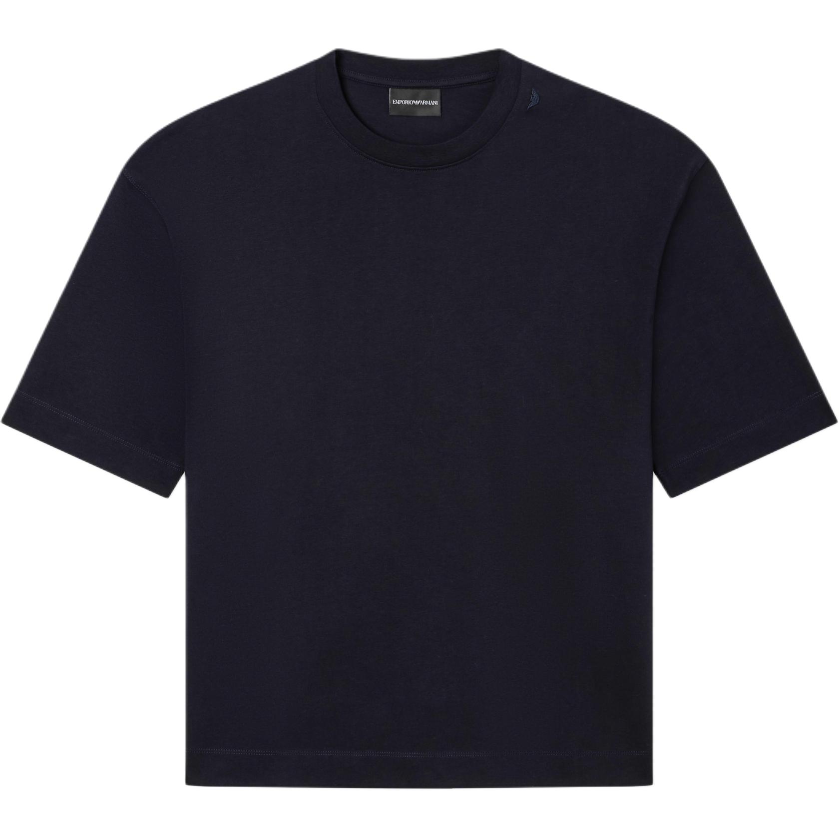 

Emporio Armani Ss26 Cotton Knit Short Sleeve T-Shirt Men tops EM005256-AF24740-UB118 S