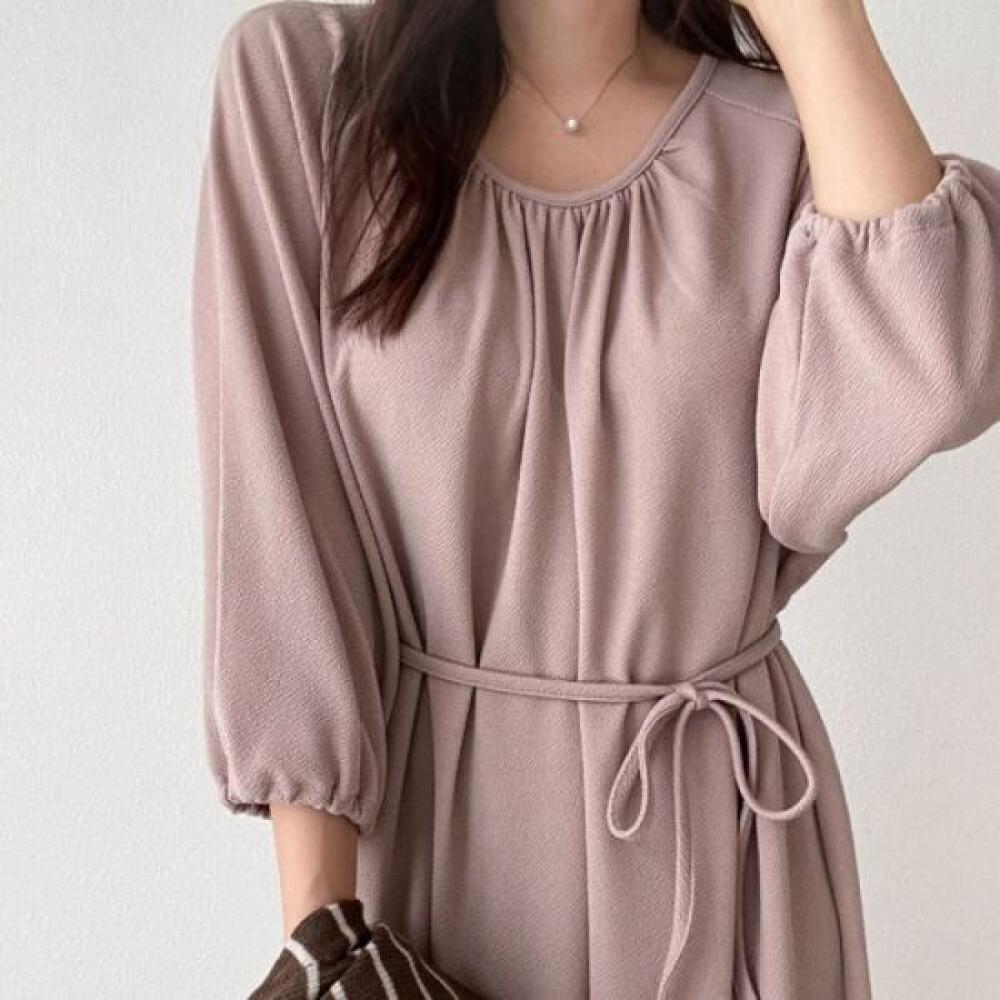 From Heart Women Big Size Balloon Neck Long Dress