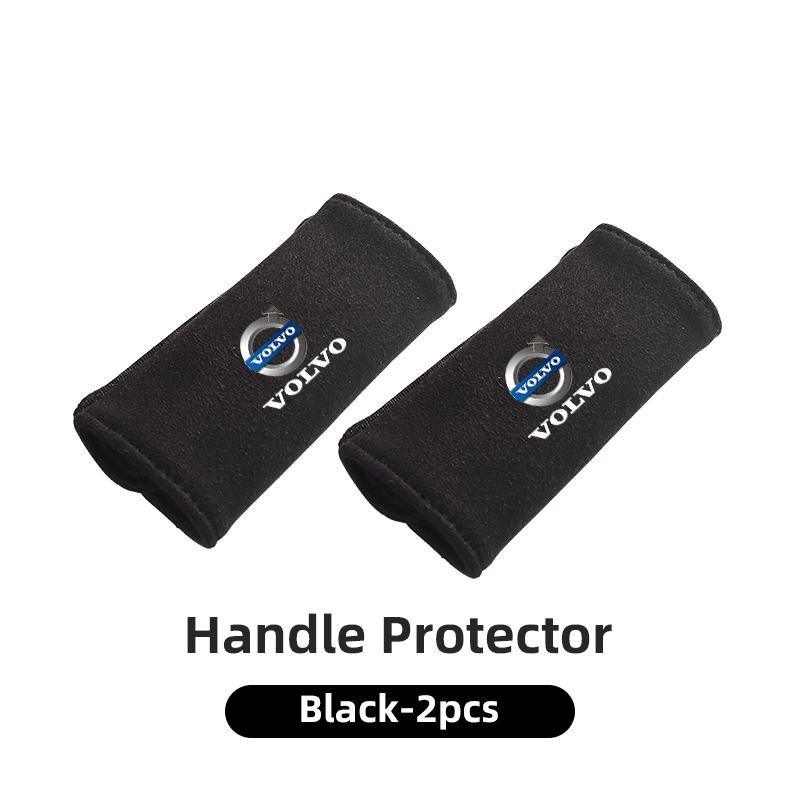 Suede Car Roof Door Pull Handle Protective Cover Soft and Comfortable For Volvo AWD C30 C70 S60 S80 S90 T6 XC40 XC60 XC70 XC90