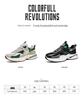 Men's Trendy Breathable Mesh Sports Shoes - Non-slip, Thick Sole Casual Dad Shoes