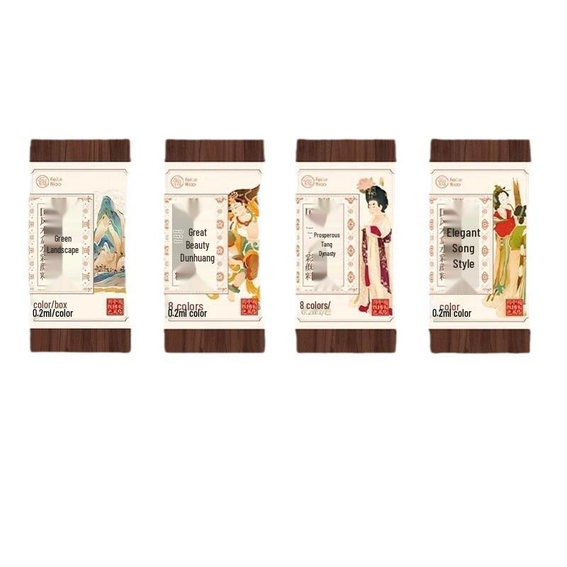 Feile Mini Travel Watercolor Set - Portable Solid Palette for Bird Painting