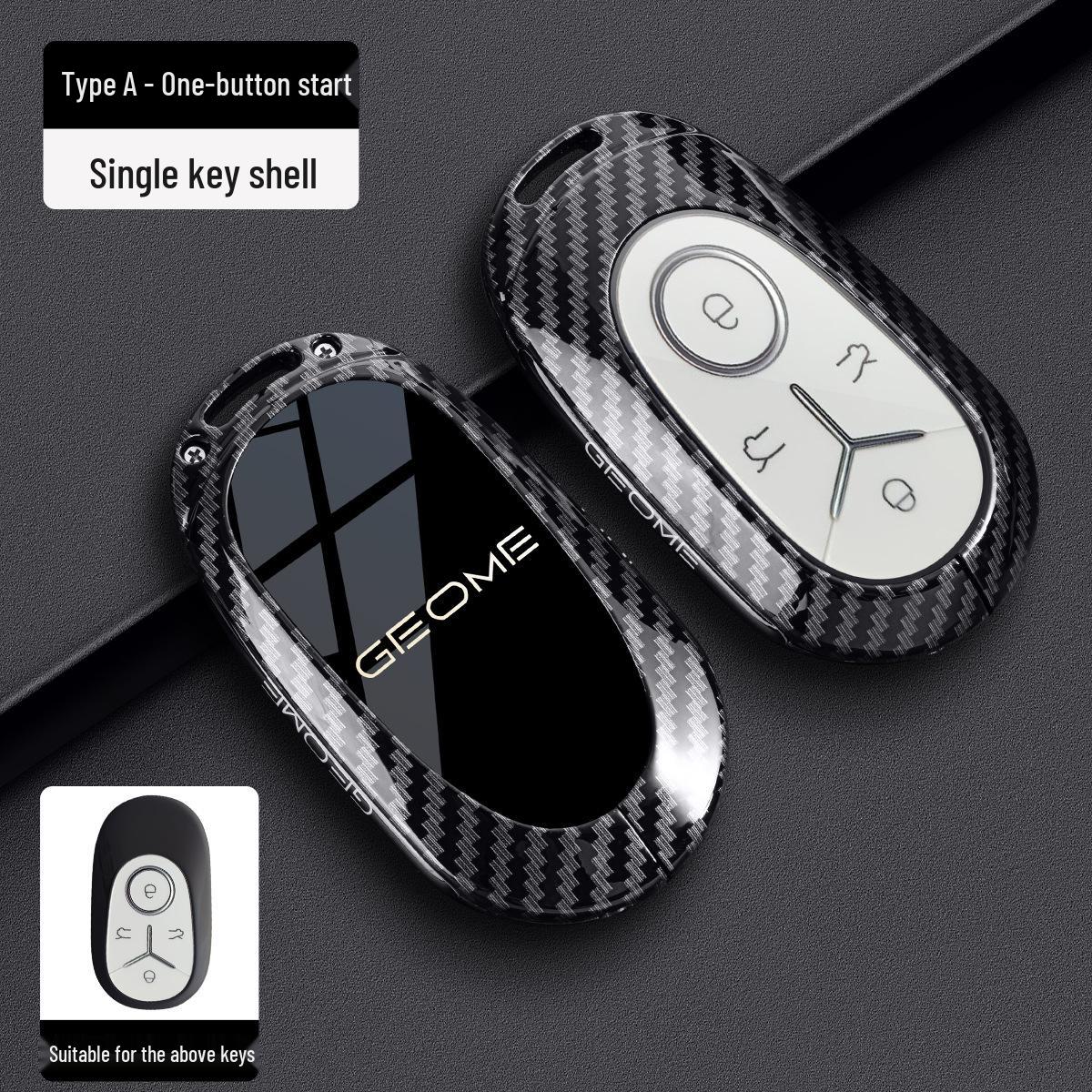 Geely Xingyuan 2025 Key Case - Youth Edition Car Accessories Protective Shell Simple OPP Bag Packaging