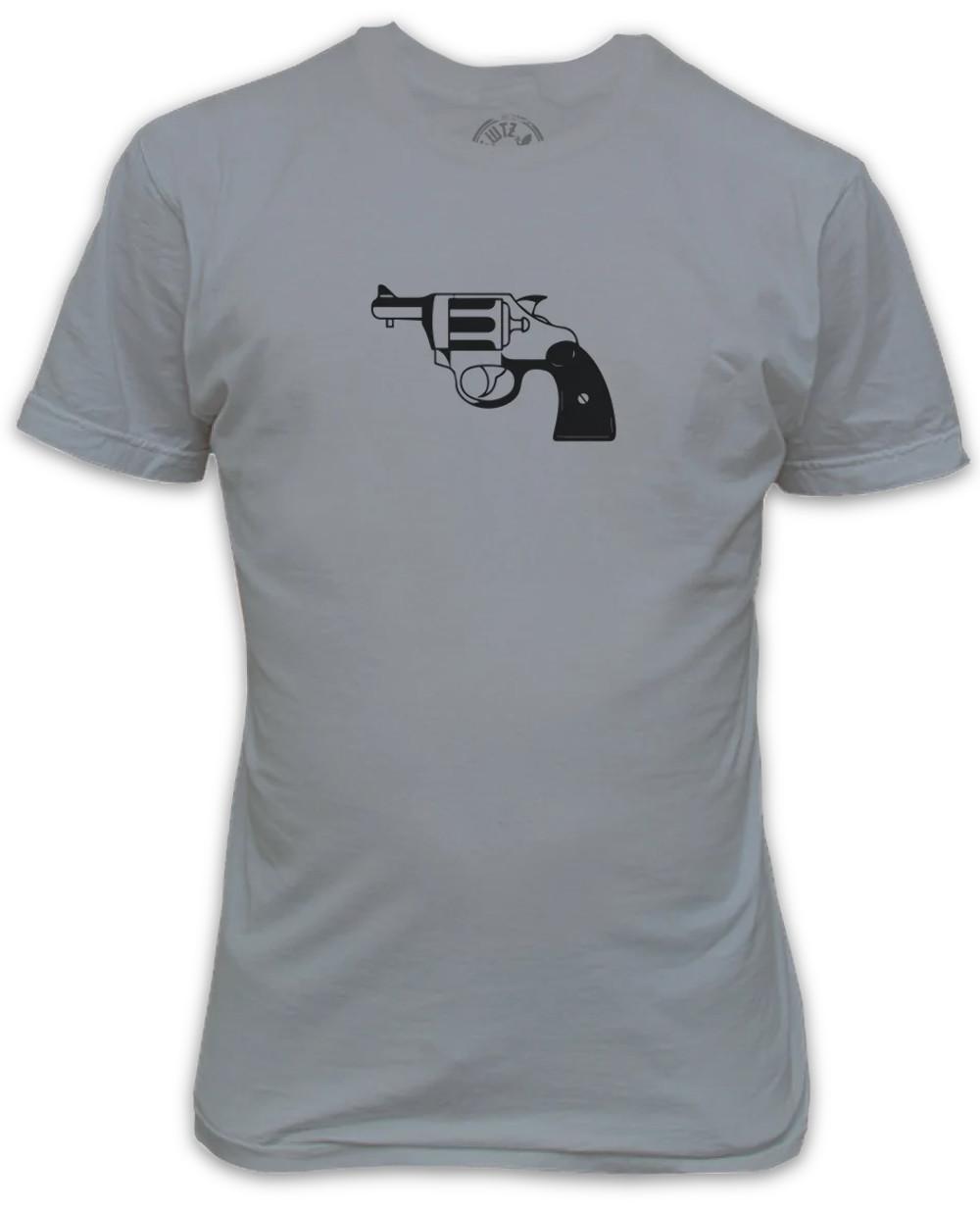 Пистолет на футболке XXXXL