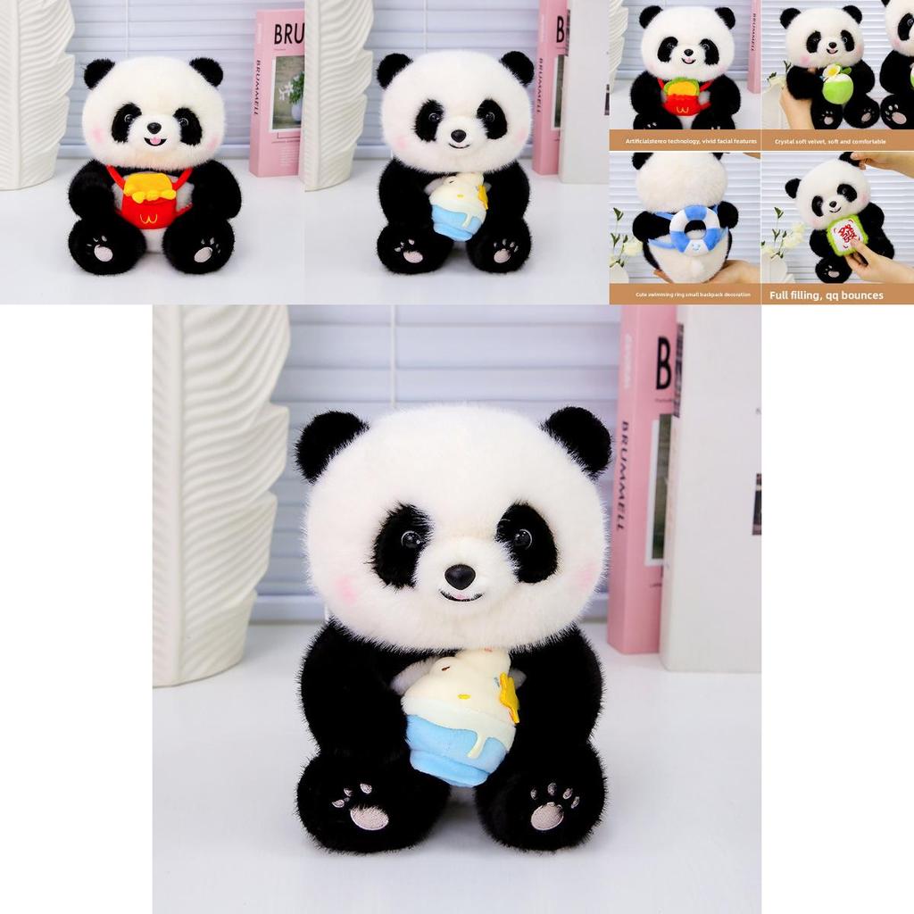 Panda Plush Toy With Super Soft Short Plush For Kids Birthday Gift And Collectors Item