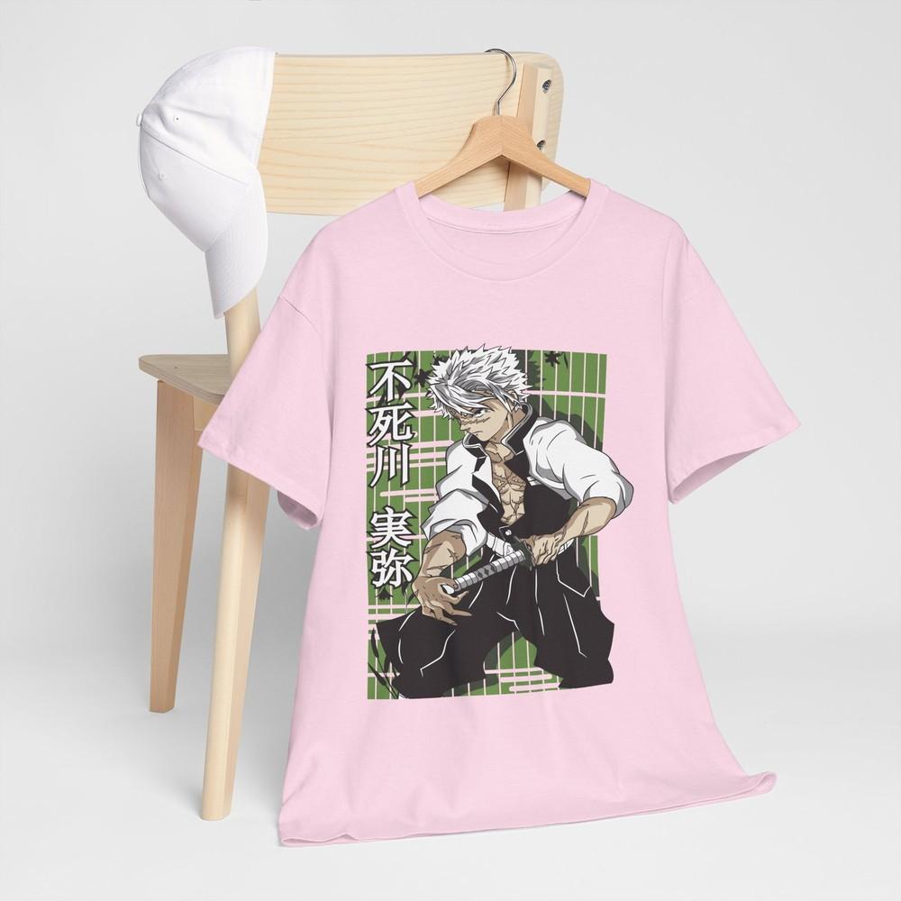 Kyojuro Rengoku Tshirt Kimetsu No Yaiba Anime Demon Slayer Black Shirt All Size