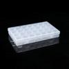 Removable 28 Grid Unloading Manicure Box Beaded Storage Box High Transparent Pp Empty Box Parts Storage Box With Lid Grid Box