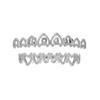 Newest HIPHOP Heart Hollow Micro-paved Zircon Gold Teeth Grillz Fine for Men or Women Halloween Decoration