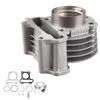 Engine Cylinder Rebuild Kit W Piston Ring Pin Gasket Moped Scooter Fit for GY6 80CC