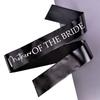 Mother of Groom Bride To Be Bridesmaid Maid of Honor Sash Wedding Girls Bachelorette Hen Party Bridal Shower Decoration Gift