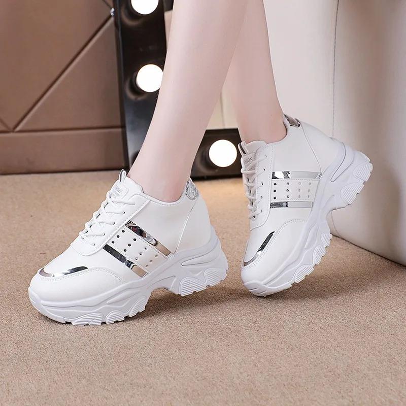 Women Sneakers Spring Inner Increase Shoes Comfortable Casual Platform Tennis Sneakers Women Zapatos De Mujer