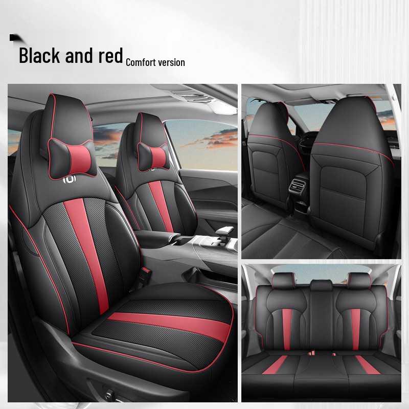 Qiyuan A05 Five-Seater Leather Car Seat Cushion - All-Season Universal Cover