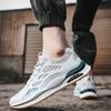 2024 Hot Selling Latest Fashion Men's Sneakers Shoes Light Wear Resistant Anti Slip Running Shoes Casual White Shoes for Men