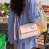 New women's bag texture niche design soft cloud bag crossbody small square bag casual versatile shoulder bag