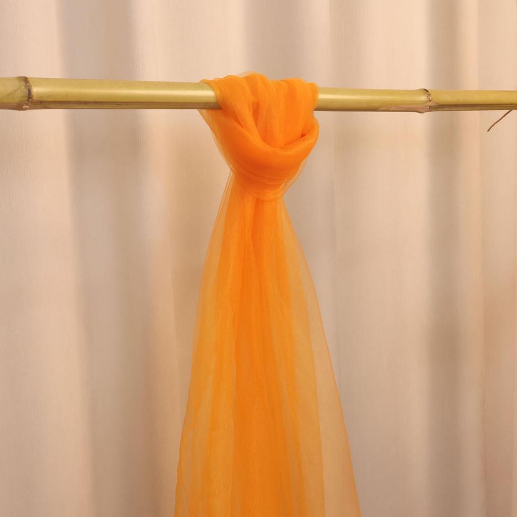 Autumn Harvest Orange Yarn Curtain for Kindergarten Nature Corner Decoration