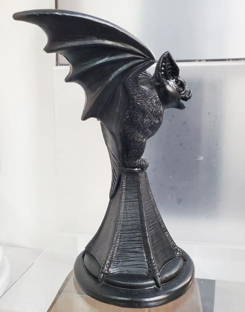 New Halloween Home Decor Gothic Candlestick Black Cat Home Decoration Resin Ornament Desk Crafts Home Decoration Accessories