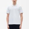 Fila Solid Color Casual Sports Simple Knitted Short Sleeve Polo Shirt Men Polo Shirts White F11M222122FWT